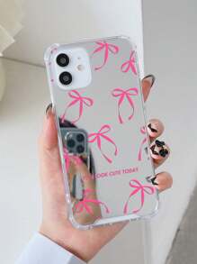 1 Stück Rosa Schleife Design Muster Spiegel Acryl Stoßfestes Handyhülle Kompatibel mit iPhone 11/12/13/14/15/15 Pro/15 Plus/15 Pro Max/16/16 Pro/16 Plus/16 Pro Max/7 Plus/8 Plus/X/XS Max/XR/11 Pro/12 Pro/13 Pro/14 Pro/12 Mini/13 Mini/11 Pro Max/12 Pro Max/13 Pro Max/14 Pro Max/14 Plus/6/6S/6 Plus/7/8/SE Wasserdicht Kratzfest, Internationale Version, nicht die Inlandsversion - Verschiedenfarbig - Übersicht 5