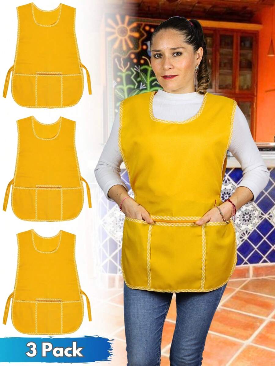 3 Jacket Apron Coat Closing Bag With Border Pet Mexican Apron