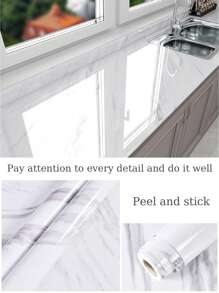1 Piece Of Multi-Color Marble Pattern Self-Adhesive Kitchen Sticker, Waterproof, Oil-Proof, Suitable For Walls, Stoves, Countertops, Cabinet Renovation, Table Renovation, Bathroom Sink, Marble Wall Stickers.