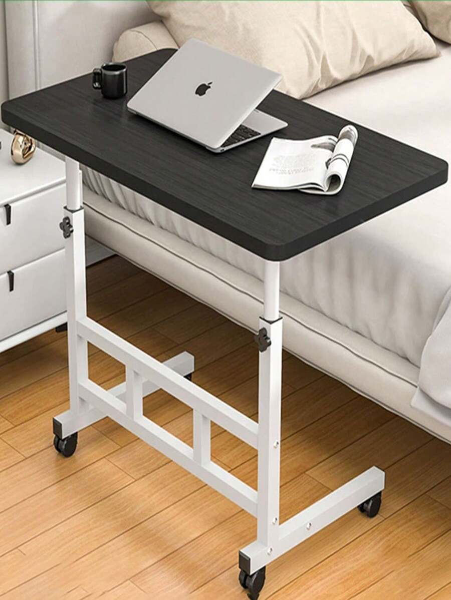 Adjustable TV Tray Table Comfortable Laptop Table Dinner Trays for Eating TV Dinner Tray on Bed Sofa for Eating Reading  60x40cm Escritorio para computadora, Puede Subir o Bajar la Altura (60~90cm), Escritorio Grande de mesita de Noche Multifuncional/mesita Auxiliar para sofá Mesa Portátil Estudiar Madera Y Metal Ajustable Movible sanc - Óxido marrón - Ver 1