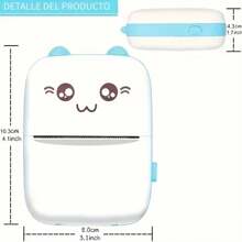 Drukarka naklejek, bezprzewodowa kompatybilna z telefonem i tabletem, mini drukarka Print Pods, bezatramentowa drukarka naklejek do notatek, dziennika, notatek, mini drukarka naklejek, producent naklejek