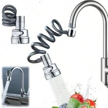 Kitchen Faucet With Pull-Down Sprayer, Faucet Splash Guard Extension, 3 Water Modes, Suitable For Farmhouses, Campers, Laundry Rooms, RVs, Bars Home Bathroom Decor Summer Back To School