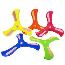 1pc Hand-Thrown 3-Blade Boomerang, Outdoor Interactive Rotating Toy Gift - Multicolor - View 6
