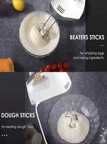 Mezclador eléctrico de la cocina de Blender batidor de huevo Crema mezclador 7-velocidad de la mano 180W - Multicolor - Ver 7