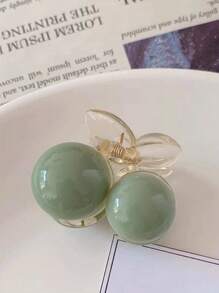 3pcs Faux Pearl Hair Clips (Slight Scratches Or Abrasions On The Faux Pearls Are Normal For Plastic Products) Valentine's Day