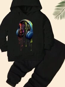 Tween Boys Sets - 黑色 - 查看 2