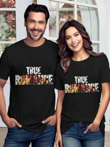 True Romance Lovers T-Shirt Alabama Patricia Arquette Quentin Tarantino Design For Women - Black - View 1