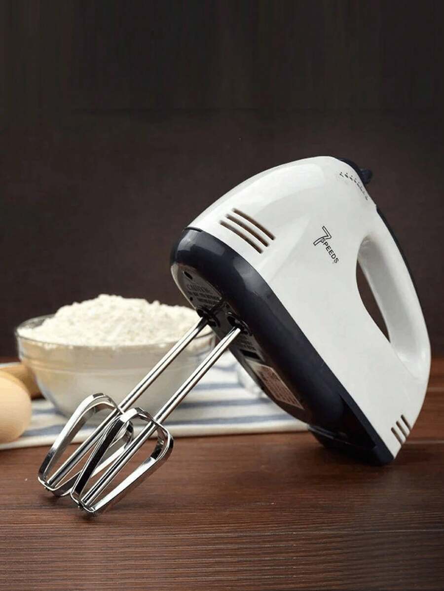 Mezclador eléctrico de la cocina de Blender batidor de huevo Crema mezclador 7-velocidad de la mano 180W - Multicolor - Ver 1