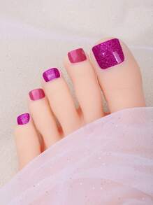 Beauty Sticker 26 pièces Autocollants d'ongles en gel semi-durcis, design multi-couleurs, couleur unie et dégradé brillant, autocollants couvrants pour les ongles, convient pour la manucure DIY des femmes, printemps/été