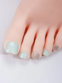 Beauty Sticker 26 pièces Autocollants d'ongles en gel semi-durcis, design multi-couleurs, couleur unie et dégradé brillant, autocollants couvrants pour les ongles, convient pour la manucure DIY des femmes, printemps/été