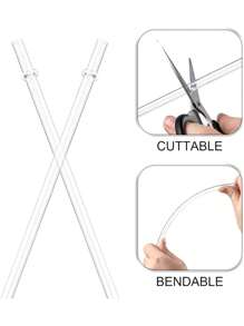 12 piezas de ALTA transparencia, pajitas de plástico reutilizables con cepillos de limpieza, pajitas de beber de 26,67 cm de largo, pajitas de repuesto claras para vasos, tazas, tarros de 473 ml, 680 ml, 946 ml, 946 ml, para uso en exteriores, campamento