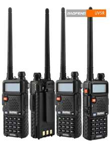 Original Baofeng UV-5R 5W Dual Band Ht Radio Communicator - 黑色 - 查看 7