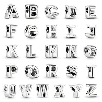 适合 DIY 手链和项链的 DIY 字母吊坠饰品