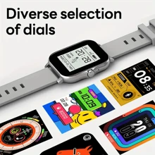 The new 2025 Smart watch child, 1.83-inch full screen touch answering calls message reminder, pedometer sports date alarm, weather forecast DIY dial For Android/ios - Schwarz - Übersicht 6