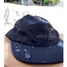 Anth Co Brim Five Panel Aways Original Waterproof Protected Cap - Negro - Ver 4