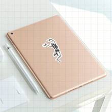 3-Inch "Skeleton Dance Sticker - Fun And Whimsical Vinyl Sticker For Laptops, Notebooks, Water Bottles, Study Desks, Dance Studios, And Personal Spaces | Great For Dance Enthusiasts, Humor Fans, Students, And Creatives | Perfect Gift For Friends, Family, And Artists | Fun Sticker For Dance Humor, Skeleton Theme, And Quirky Decor" - 3inch/7.62cm - View 2