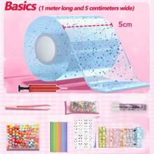 纳米双面胶带泡泡套装，纳米胶带泡泡，DIY 派对玩具和艺术/工艺品，适用于减压派对、节日礼物