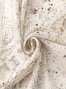 优雅沙滩配饰，女士轻盈围巾，印花鲜艳，时尚波西米亚风披肩，适合春夏穿着，大号雪纺沙滩巾，防晒连衣裙