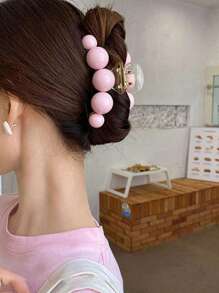 3pcs Faux Pearl Hair Clips (Slight Scratches Or Abrasions On The Faux Pearls Are Normal For Plastic Products) Valentine's Day