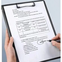 Clipboard Folder With A4 Cover, Office Supplies, Double Staple 5421 - 藍色 - 查看 3