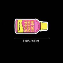 3-Inch "Hot Girls Have Sequela Problems Sticker - Fun And Relatable Pink-Themed Vinyl Sticker For Laptops, Notebooks, Water Bottles, Study Areas, Personal Spaces, And Humor Zones | Great For Humor Fans, Women, Students, And Sarcasm Enthusiasts | Perfect Gag Gift For Friends, Family, And Colleagues | Hilarious Sticker For Humor, Relatable Fun, And Creative Expression" - 3inch/7.62cm - View 8