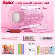 纳米双面胶带泡泡套装，纳米胶带泡泡，DIY 派对玩具和艺术/工艺品，适用于减压派对、节日礼物