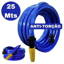Mangueira De Jardim 25 metros Anti-Torção Chata Resistente Anti-Dobra Antitorção Forte Não Dobra