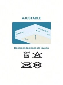 ARISE - 100% Microfiber Breathable Mattress Cover, L-Shaped Zippered Mattress Protector, Breathable Mattress Cover, Smooth And Soft Protector, Made In SPAIN, For 90cm, 105cm, 135cm, 150cm Beds - 白色 - 查看 3