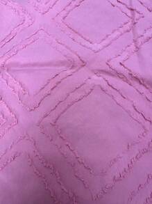 Colcha verano - Edredón de verano rojo con flores cortadas - Ver 2