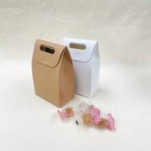 10 件纸质礼品袋、纸质糖果盒，适用于婚礼派对糖果、糕点盒、购物和零售、饼干袋、学校用品、食品袋、食品盒，用于糖果、巧克力、饼干等