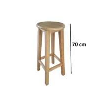 Banco De Madera Multiusos Reforzados 70 Cm - Dorado - Ver 2