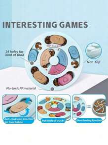 Dog Puzzle Toys- Dog ​​Brain Stimulates The Brain To Stimulate The Educational Toy Puppy To Treat The Food Feeder Allocation, Interacting Games, For Small And Medium -Sized Dogs And Various Cats