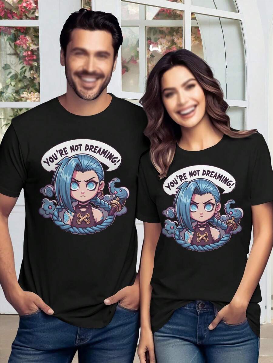 Lovers' Arcane Jinx Powder T-Shirts Not Dreaming - Arcane Rising Conspiracy - Black - View 1