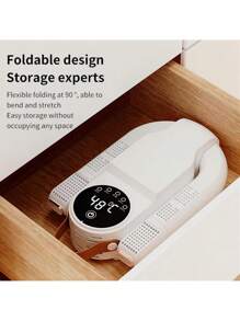 Secador De Zapatos Eléctrico Secador De Botas, Secador Y Calentador De Zapatos Ultra Silencioso Portátil para Botas,Guantes Y Zapatos De Trabajo, 4 Cabezales De Secado para 2 (A) - Blanco - Ver 5