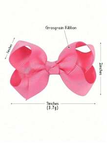 4/20/40/60pcs Cute Bow Hairpins In Random Colors, Grosgrain Ribbon Bow Hairpins, Suitable For Girls, Toddlers, Children's Daily Wear, Holiday Gifts