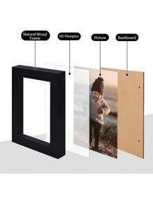 1 Bộ ảnh tùy chỉnh (có khung), khung ảnh gỗ tùy chỉnh, thích hợp để treo tường hoặc trưng bày trên bàn; Tranh ghép hình tùy chỉnh, thích hợp cho người lớn, gia đình, đám cưới, du lịch, lễ tốt nghiệp, quà tặng và các dịp khác. - Nhiều màu - Xem 6