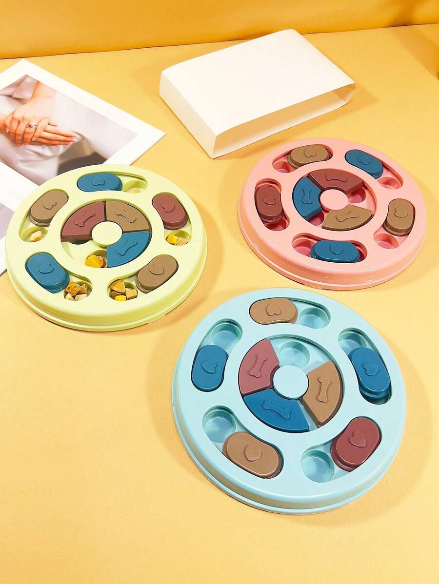 Dog Puzzle Toys- Dog ​​Brain Stimulates The Brain To Stimulate The Educational Toy Puppy To Treat The Food Feeder Allocation, Interacting Games, For Small And Medium -Sized Dogs And Various Cats - Multicolor - View 1