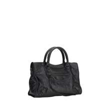 Balenciaga Bolso de hombro mediano para mujer Le City - Negro - Ver 2