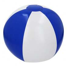 PromoClick 1 Piece Of Two-Tone Inflatable Ball, For The Beach Or Pool. For Playing In The Water, Large Inflatable Ball, Beach Ball. - Blue and White - View 2