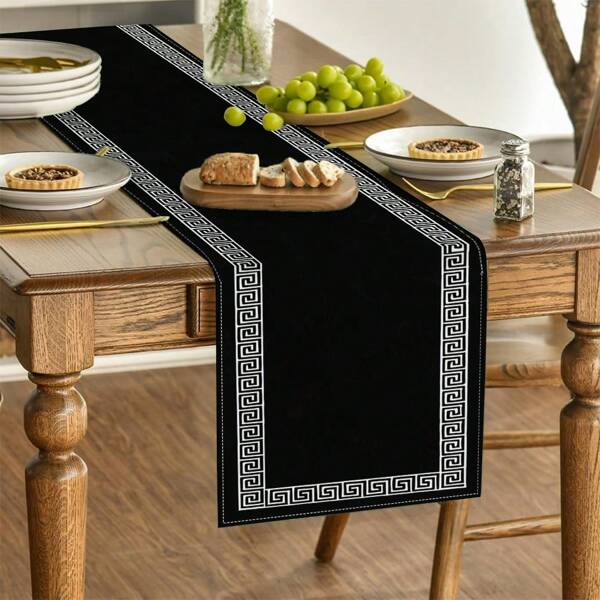 1pc Green & Red Striped Tablecloth Or Table Runner, Italy National Flag Design, Striped Tablecloth Or Table Decor For Italian Themed Party, Country Kitchen, Living Room, 33*183cm
