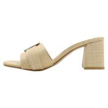 Sandalia con tacón Exterior Textil Color Beige  Para Mujer De RBCOLLECTION - Beis - Ver 5