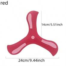 1pc Hand-Thrown 3-Blade Boomerang, Outdoor Interactive Rotating Toy Gift - Multicolor - View 2