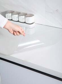 1 卷厨房防油防水透明贴纸，自粘瓷砖贴纸，适用于炉灶和墙壁装饰 - 彩色 - 查看 11