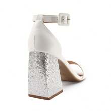 Women Heeled Sandals - trắng - Xem 6