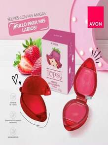 Avon Linea TOPSY, con fresa vainilla,  para las niñas, increíble para regalo - Rosa Roja - Ver 3