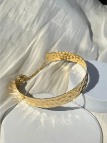 Gargantilha sólido minimalista Moda Inverno Bijuteria