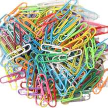 100 pièces-200 pièces/paquet de trombones colorés en papier enduit de vinyle, 1,1 pouces/28 mm. Pinces à dossier en métal pour la maison, l'école, la gestion de documents de bureau, la rentrée scolaire, les fournitures scolaires