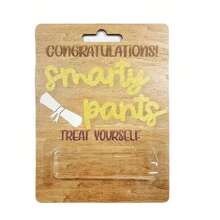 1pc Wooden Creative Graduation Congratulations Gold Card, Holder Graduation Party Decoration, Graduation Gift (Excluding 3D Stand, Coins)