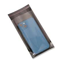 100 bolsas de celofán con adhesivo medidas 30x30 cm organizador empaques almacenamiento regalos manualidades papelería alimentos embalaje transparente resistente multiusos - transparente - Ver 3