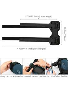 Universal Waterproof Bluetooth Speaker Bracket, Bike Handlebar Clamp Mount Holder For Charge 4/5, Flip 5/6, UE Boom 3, Bushnell Wingman View Golf, SRS-XB23, Doss SoundBox Pro Etc.